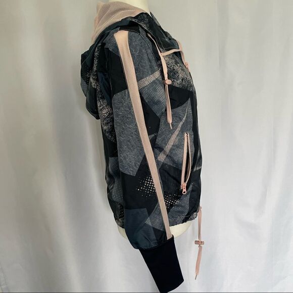 ZYIA Active Bomber Jacket Navy/Pink Size XS - Picture 4 of 13